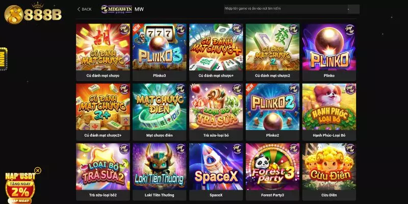Các game Slot tại MEGAWIN hấp dẫn