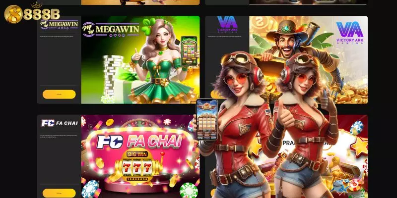 Giới thiệu sảnh MEGAWIN SLOT tại 888B